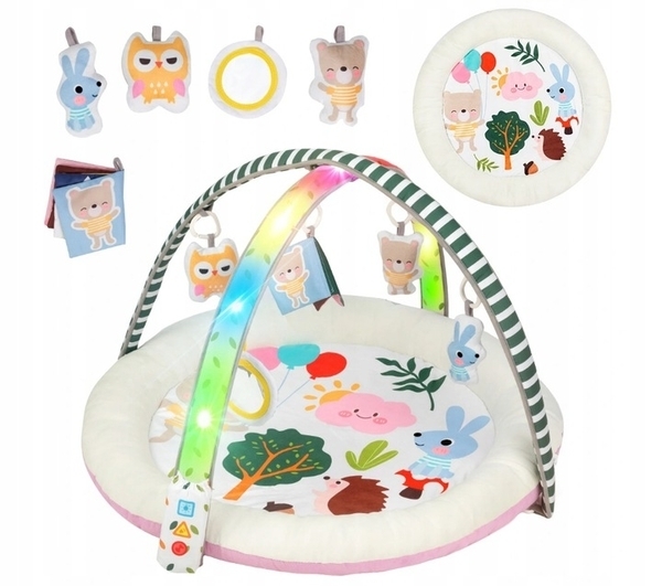 Килимок Qkids Park, білий (MAED00007) - Pampik - 7