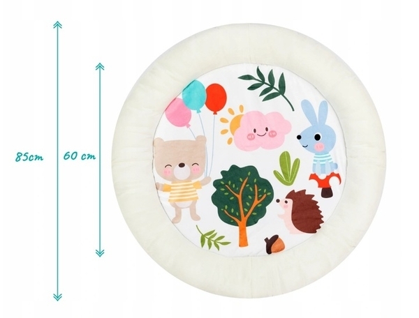 Килимок Qkids Park, білий (MAED00007) - Pampik - 3