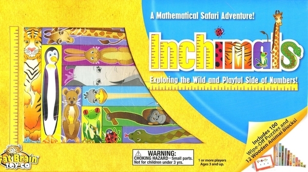 Набір для навчання рахунку Звірята Fat Brain Toys Inchimals (F038ML) - Pampik