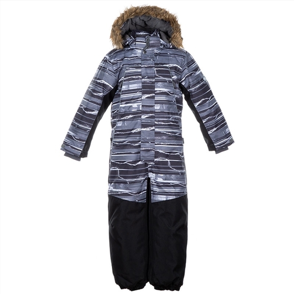 Комбінезон Huppa BRUCE, для хлопчиків, сірий з принтом, розмір 116 (82648) - Pampik