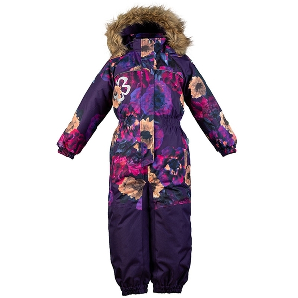 Дитячий комбінезон Huppa CHLOE 1, лілoвий з принтом, розмір 116 (81753) - Pampik