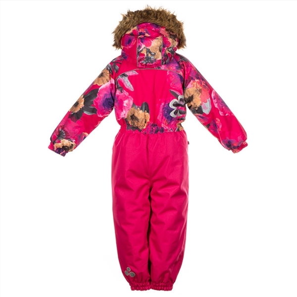 Дитячий комбінезон Huppa CHLOE 1, фуксія з принтом, розмір 110 (81763) - Pampik - 3