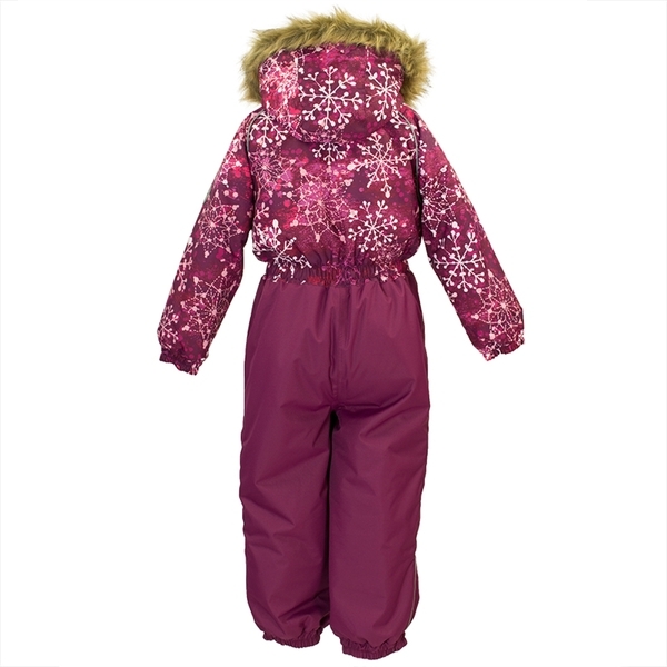 Детский комбинезон Huppa WILLY, бордовый с принтом, размер 92 (82034) - Pampik - 3