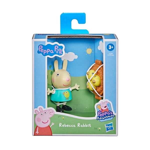 Фігурка Peppa Pig Веселі друзі - Ребекка з кошиком (F2208) - Pampik - 2