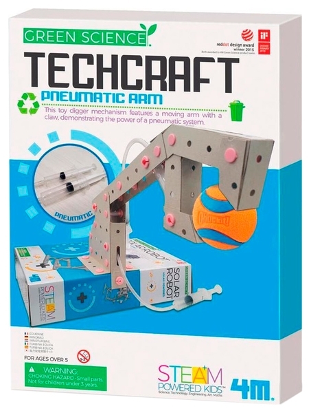 Собери пневматическую руку 4M (00-03443) - Pampik