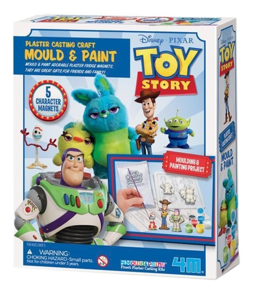 Набір 4M для виготовлення магнітів з гіпсу Історія іграшок Disney (00-06219) - Pampik