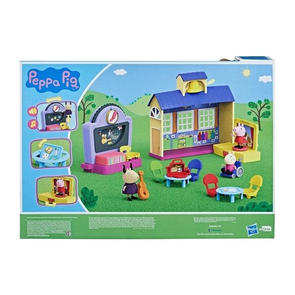Ігровий набір Peppa Pig Школа Пеппі, зі звуком, 3 фігурки (F2166) - Pampik - 8