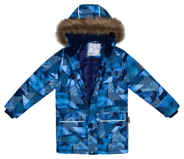 Куртка для мальчиков Huppa VESPER, р.110, темно-синий с принтом (17480030-92586-110) - Pampik - 4