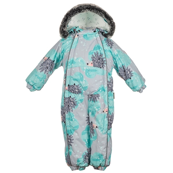 Детский комбинезон Huppa REGGIE 1, мята с принтом, размер 92 (83226) - Pampik