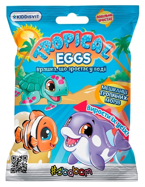 Игрушка-сюрприз #sbabam Растущая игрушка в яйце Tropical Eggs Жители тропических морей, 13 шт. (77/CN-2020-CDU) - Pampik - 2