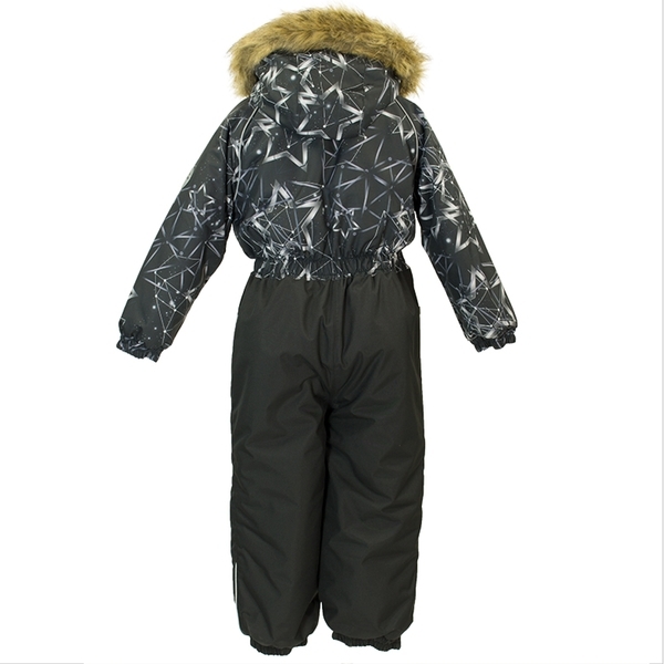 Дитячий комбінезон Huppa WILLY, чорний з принтом / чорний, розмір 104 (83409) - Pampik - 3