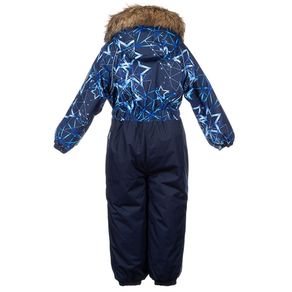 Детский комбинезон Huppa WILLY, тёмно-синий с принтом/тёмно-синий , размер 92 (83486) - Pampik - 3