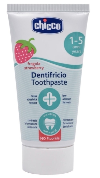 Зубна паста Chicco Полуниця, 50 мл - Pampik
