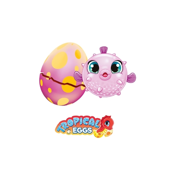 Іграшка-сюрприз #sbabam Зростаюча іграшка в яйці Tropical Eggs Жителі тропічних морів, в асортименті (77 / CN-2020) - Pampik - 11