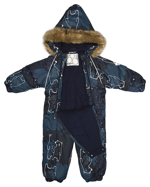 Комбінезон Huppa KEIRA, р.80, темно-синій (31920030-03386-080) - Pampik - 4