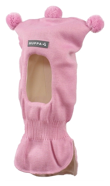 В'язана шапка-шолом Huppa COCO, р.M, рожевий (85070000-70013-00M) - Pampik