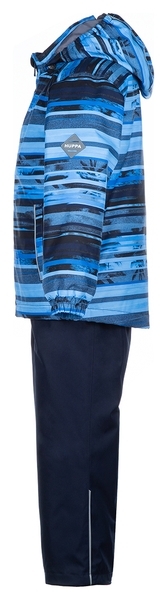 Комплект Huppa Yoko Blue Pattern/Navy, поліестер, р.110, темно-синій (41190014-93335-110) - Pampik - 2