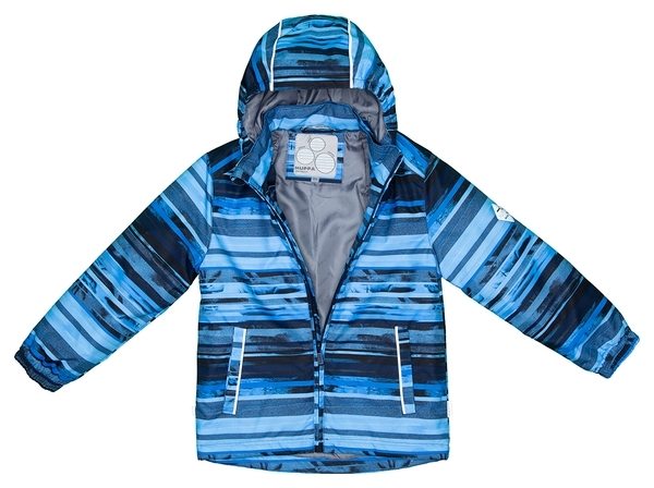 Комплект Huppa Yoko Blue Pattern/Navy, поліестер, р.110, темно-синій (41190014-93335-110) - Pampik - 4