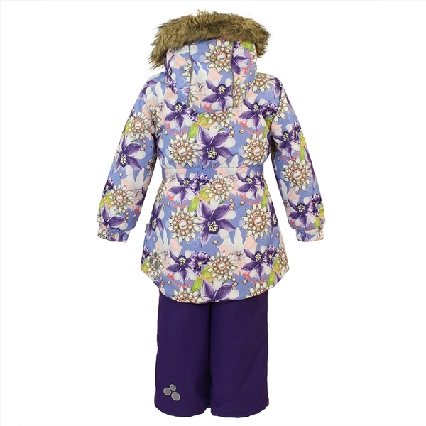 Комплект для девочек Huppa RENELY, лилoвый с принтом/лилoвый, размер 116 (81553) - Pampik - 3