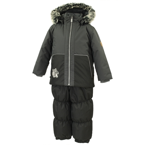 Комплект для мальчиков Huppa RUSSEL, тёмно-серый/чёрный, размер 98 (00118) - Pampik