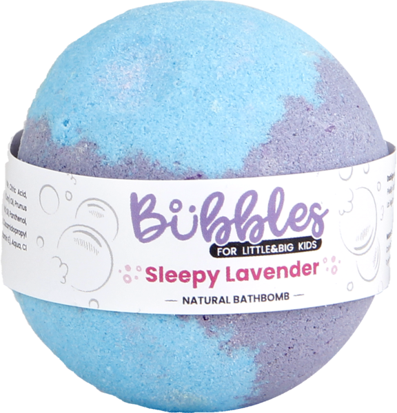 Бомбочка для ванны Beauty Jar Bubbles Детская Сонная Лаванда, 115 г - Pampik
