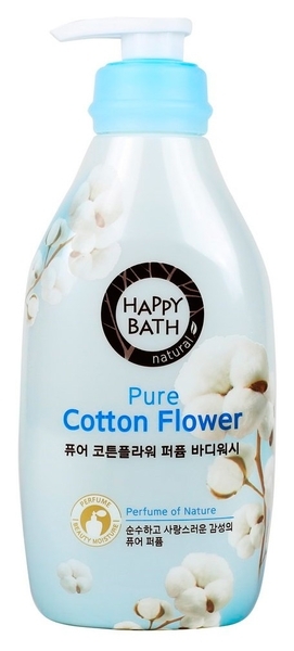 Парфюмированный гель для душа Amore Happy Bath Pure cotton flower, 900 г - Pampik