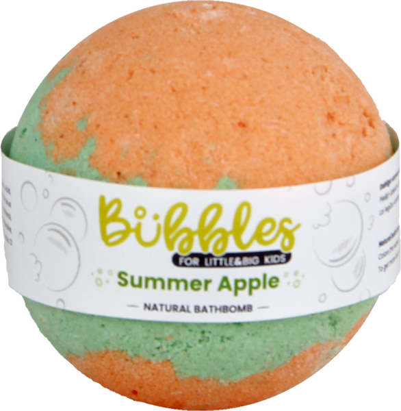 Бомбочка для ванны Beauty Jar Bubbles Детская Летнее Яблоко, 115 г - Pampik