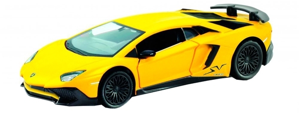 Автомодель Uni-Fortune Lamborghini Aventador LP 750-4 SV, матовый желтый (554990M(С)) - Pampik