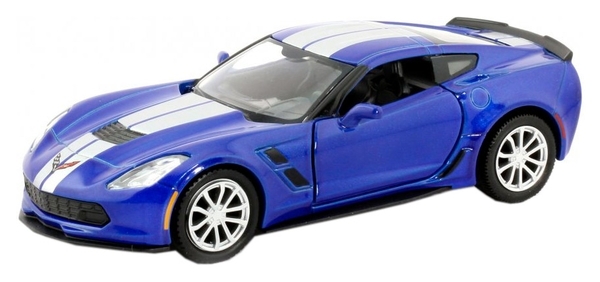 Автомодель Uni-Fortune Chevrolet Corvette Grand Sport, синий (554039С) - Pampik