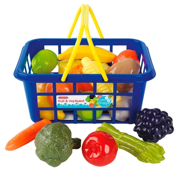 Ігровий набір Casdon Кошик з фруктами і овочами (633) - Pampik