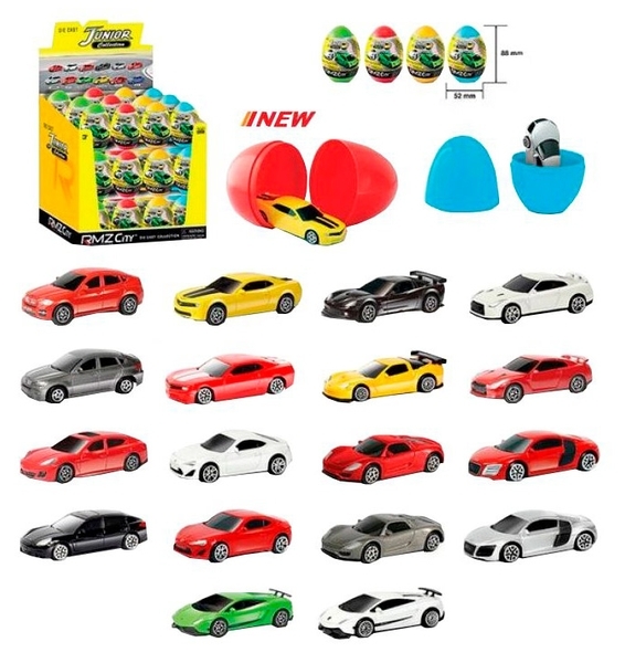 Машинка-сюрприз в яйце Uni-Fortune, в ассортименте (340000S) - Pampik - 3