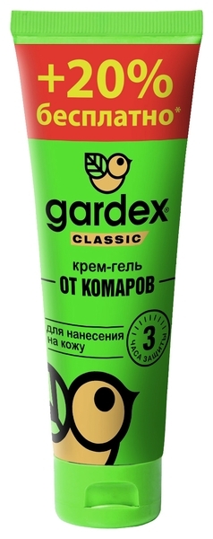 Крем-гель от комаров Gardex Family Classic, 60 мл