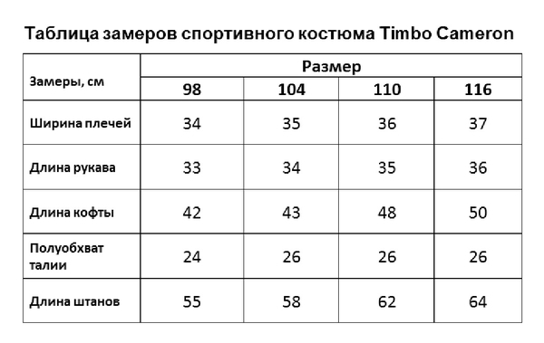 Спортивний костюм Timbo Cameron, футер, р.104, рожевий (K071633) - Pampik - 6