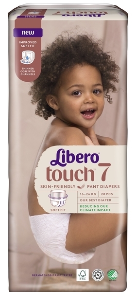 Підгузки-трусики Libero Touch Pants 7 (16-26 кг), 28 шт. - Pampik - 2