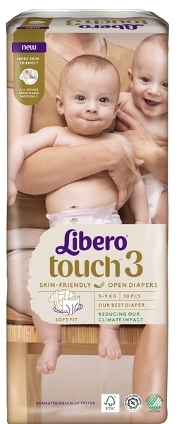 Подгузники на липучках Libero Touch 3 (5-9 кг), 50 шт. - Pampik - 2