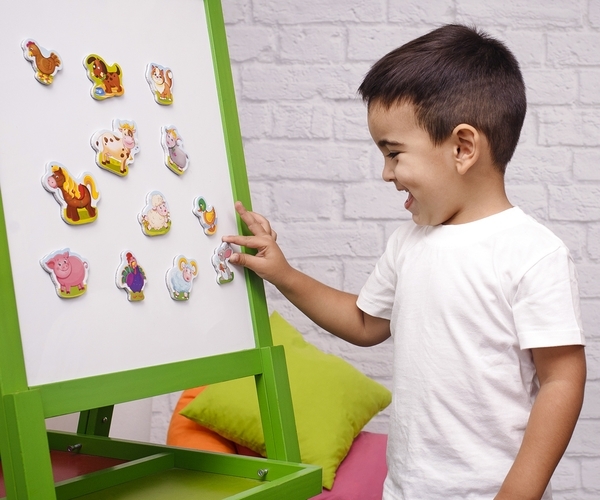 М'які магніти Vladi Toys Мій маленький світ Ферма, укр. мова (VT3106-09) - Pampik - 6