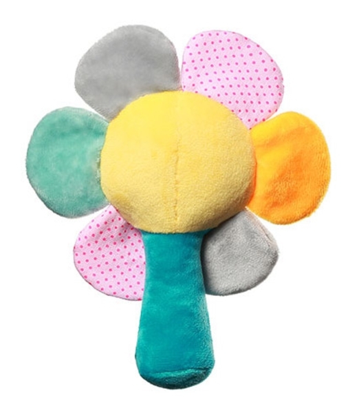 Брязкальце м'яке BabyOno Квітка веселки, 20 см (609) - Pampik - 2