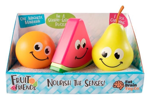 Ігровий набір Fat Brain Toys Fruit Friends Веселі фрукти (F227ML) - Pampik - 7