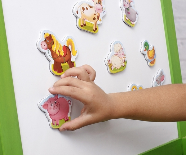 М'які магніти Vladi Toys Мій маленький світ Ферма, укр. мова (VT3106-09) - Pampik - 7