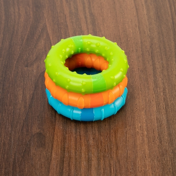 Іграшка тактильна Fat Brain Toys SillyRings Магнітні кільця. 3 шт. (F269ML) - Pampik - 11