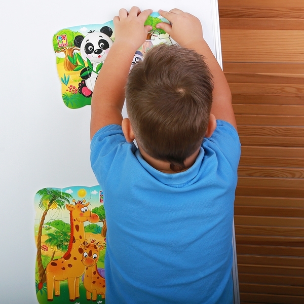 Пазли на магніті Vladi Toys Мої перші ігри Пандочки, 12 елементів (VT3205-80) - Pampik - 4