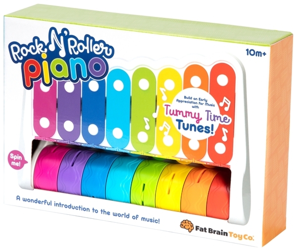 Ксилофон і дзвіночки Fat Brain Toys Rock N 'Roller Piano (F281ML) - Pampik