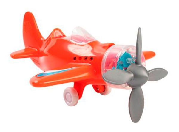 Игрушечный самолет Fat Brain Toys Playviator Крутись пропеллер, красный (F2261ML) - Pampik