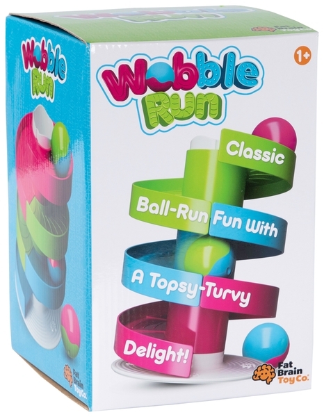 Іграшка розвиваюча Fat Brain Toys Wobble Run Трек-балансир для кульок (F273ML) - Pampik