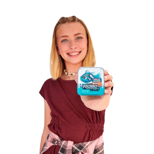 Интерактивная игрушка Pets & Robo Alive Роборыбка, голубой (7125SQ1-6) - Pampik - 3