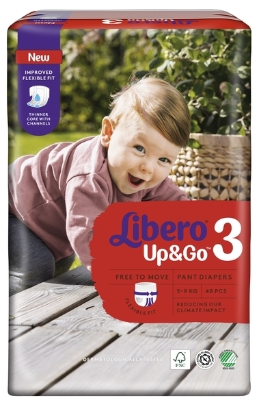Підгузки-трусики Libero Up & Go 3 (5-9 кг), 48 шт. - Pampik - 2