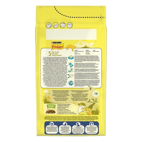 Сухий корм для стерилізованих кішок і кастрованих котів Friskies Sterile з лососем і овочами, 1.5 кг - Pampik - 3