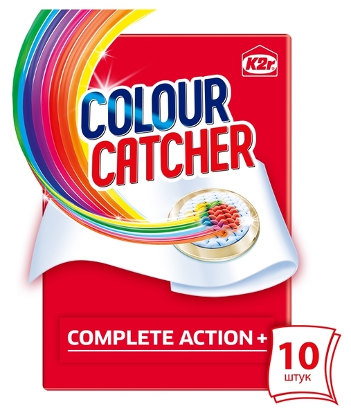 Серветки для прання білизни K2r Colour Catcher, 10 шт. - Pampik - 2