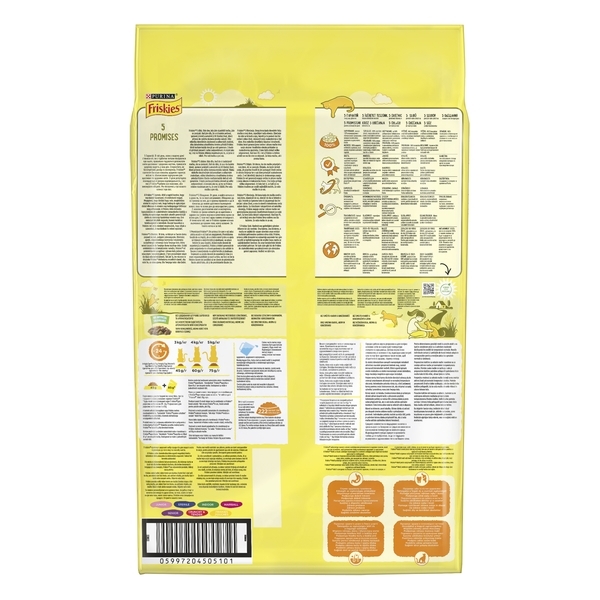 Сухий корм для дорослих кішок Friskies c куркою і овочами, 10 кг - Pampik - 2