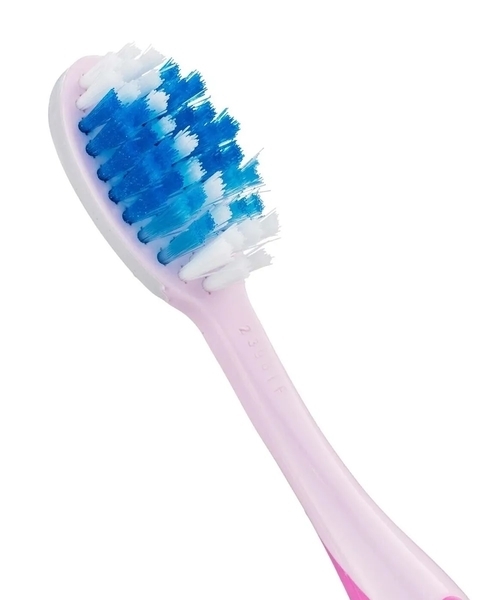 Зубна щітка Reach Stay White жорстка, рожевий - Pampik - 4